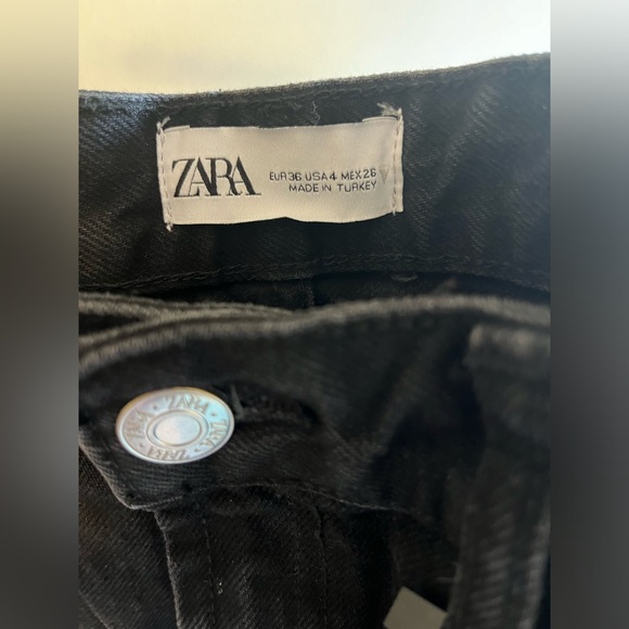 Zara high rise full length wide leg jeans - Picture 5 of 5